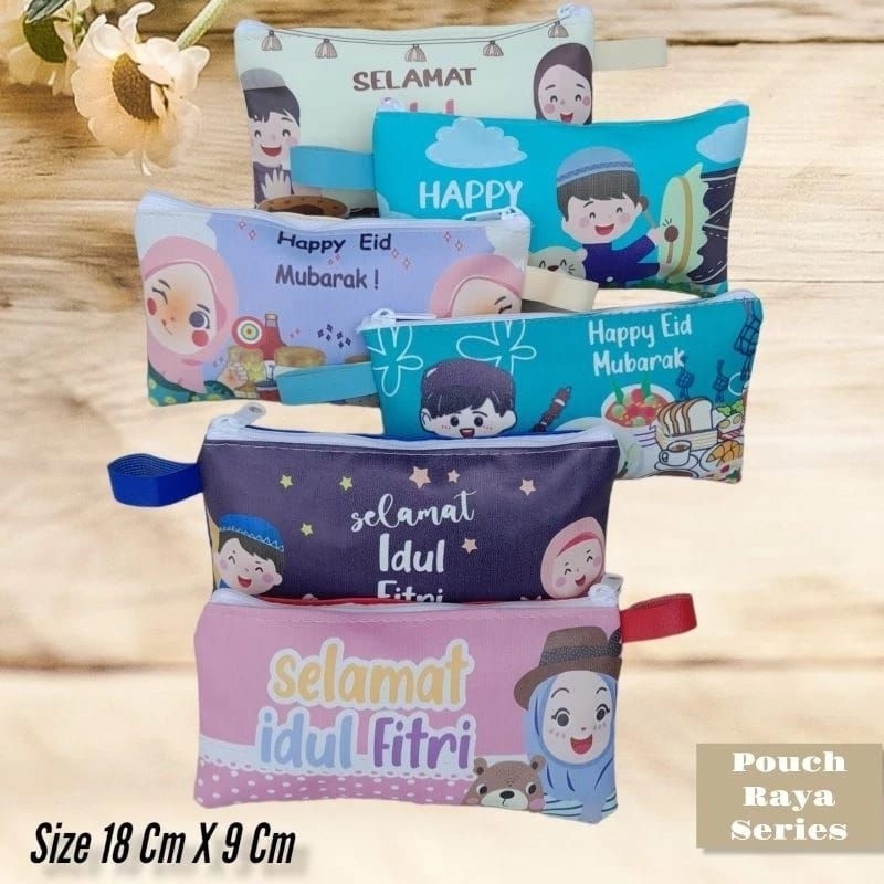 

ECER POUCH UANG THR / POUCH LEBARAN PANJANG RESLETING LUCU / DOMPET UANG LEBARAN PANJANG KARAKTER