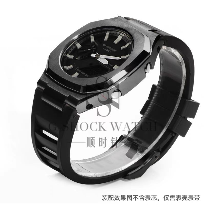 (Baca Deskripsi) BEZEL METAL STRAP RESIN GA 2100 316L PREMIUM NEW