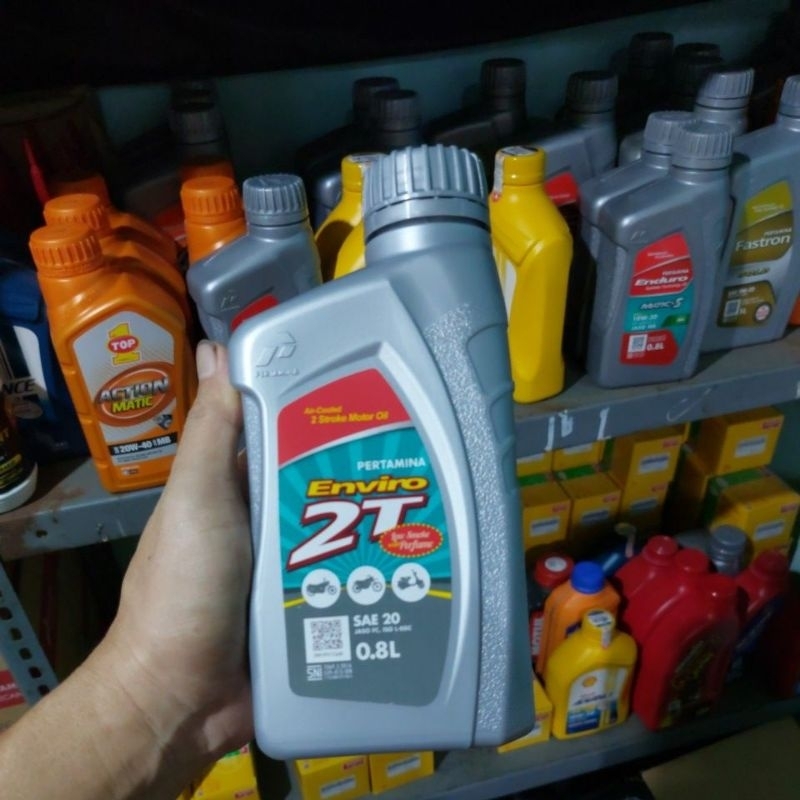 Oli Samping Enviro 2T SAE-20 800 ml