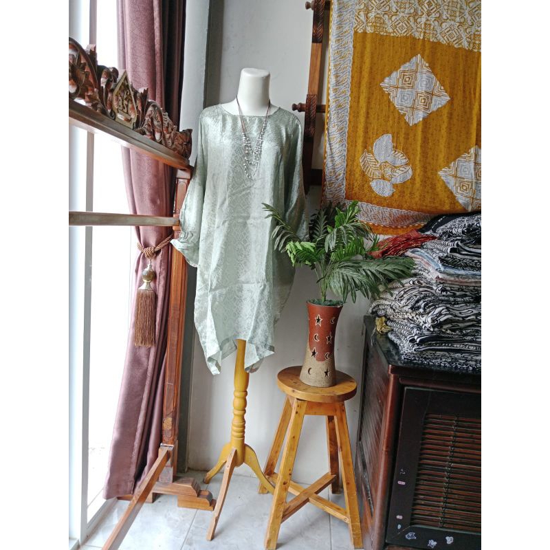 Blus Polos Blouse Raya Tunik Azkiya By BSC.Etnik