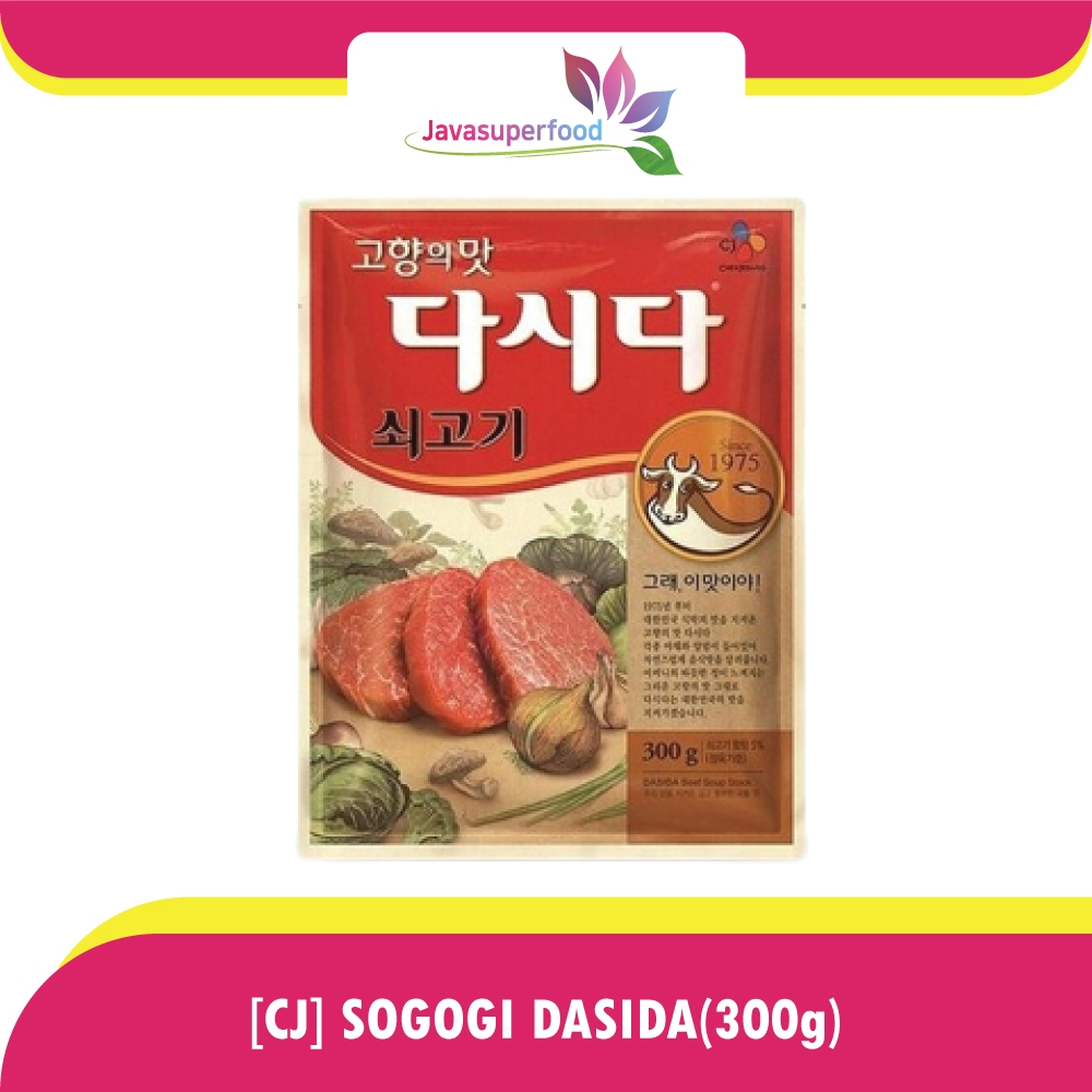 

Cj Sogogi Dashida Beef Soup Stock- Bumbu Kaldu Sapi 300gr