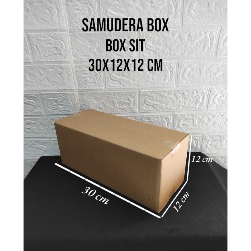 

kardus karton box.30x12x12 cm ...ST singgle wall polos