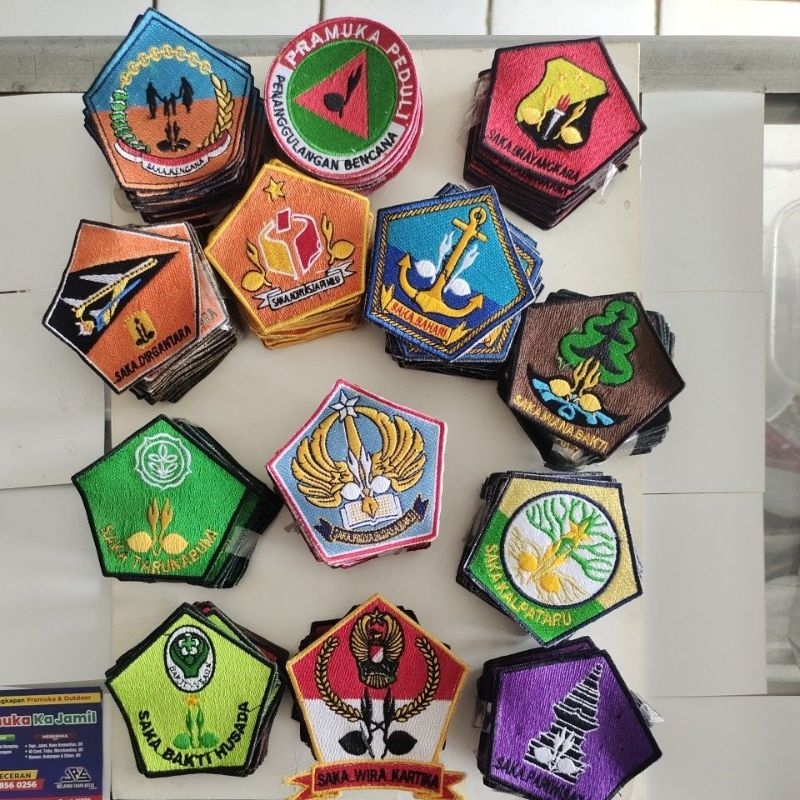 bet saka bet Pramuka peduli | perlengkapan Pramuka | seragam pramuka