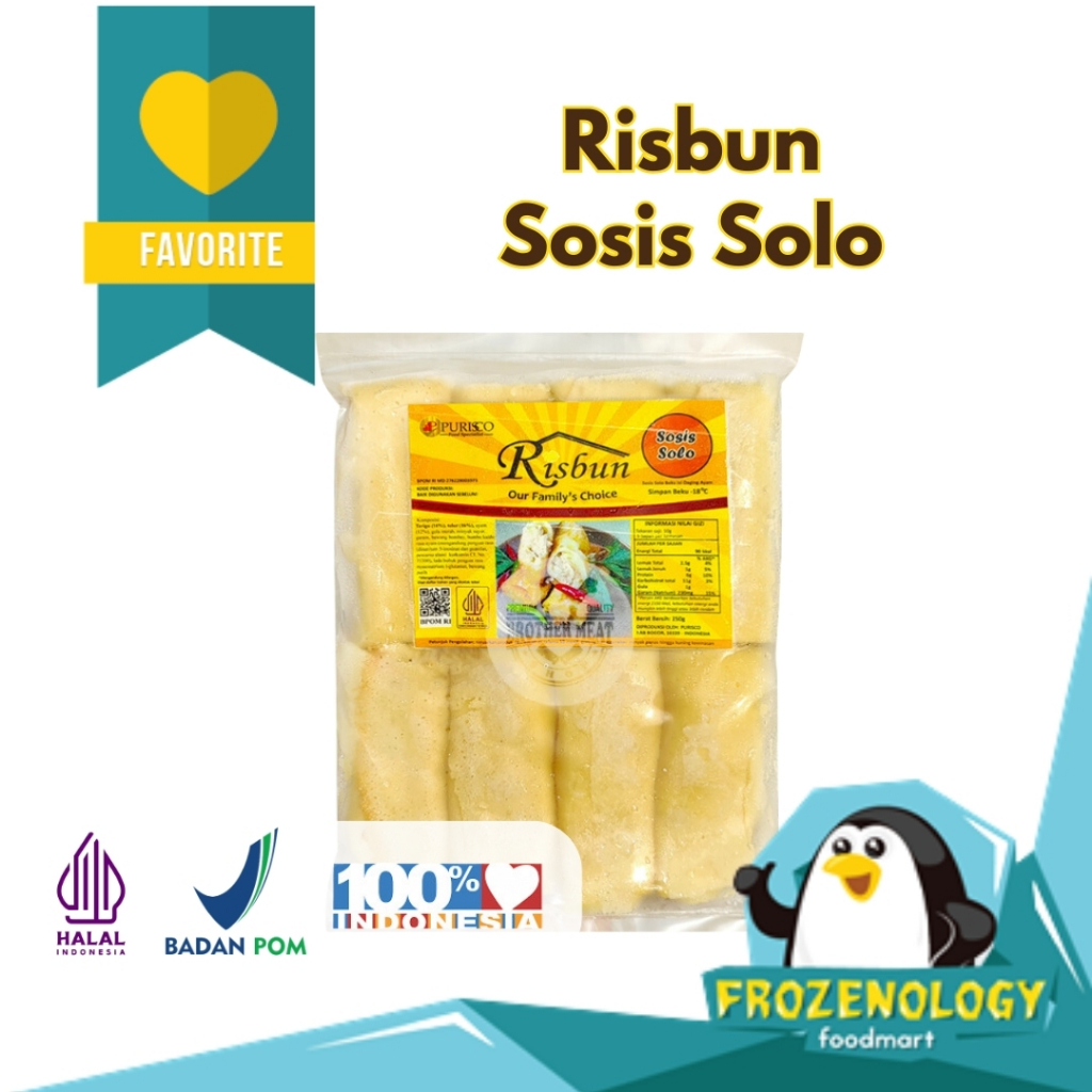 

Risbun Sosis Solo | Sosis Solo Isi Daging Ayam 8 pcs Frozen Siap Masak