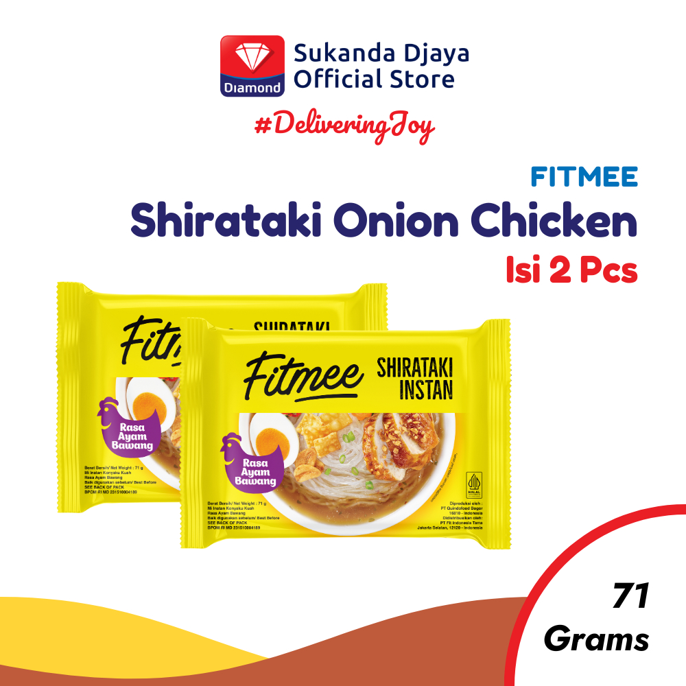 

Fitmee Mie Instan Shirataki Ayam Bawang Gluten Free Isi 2 Pcs