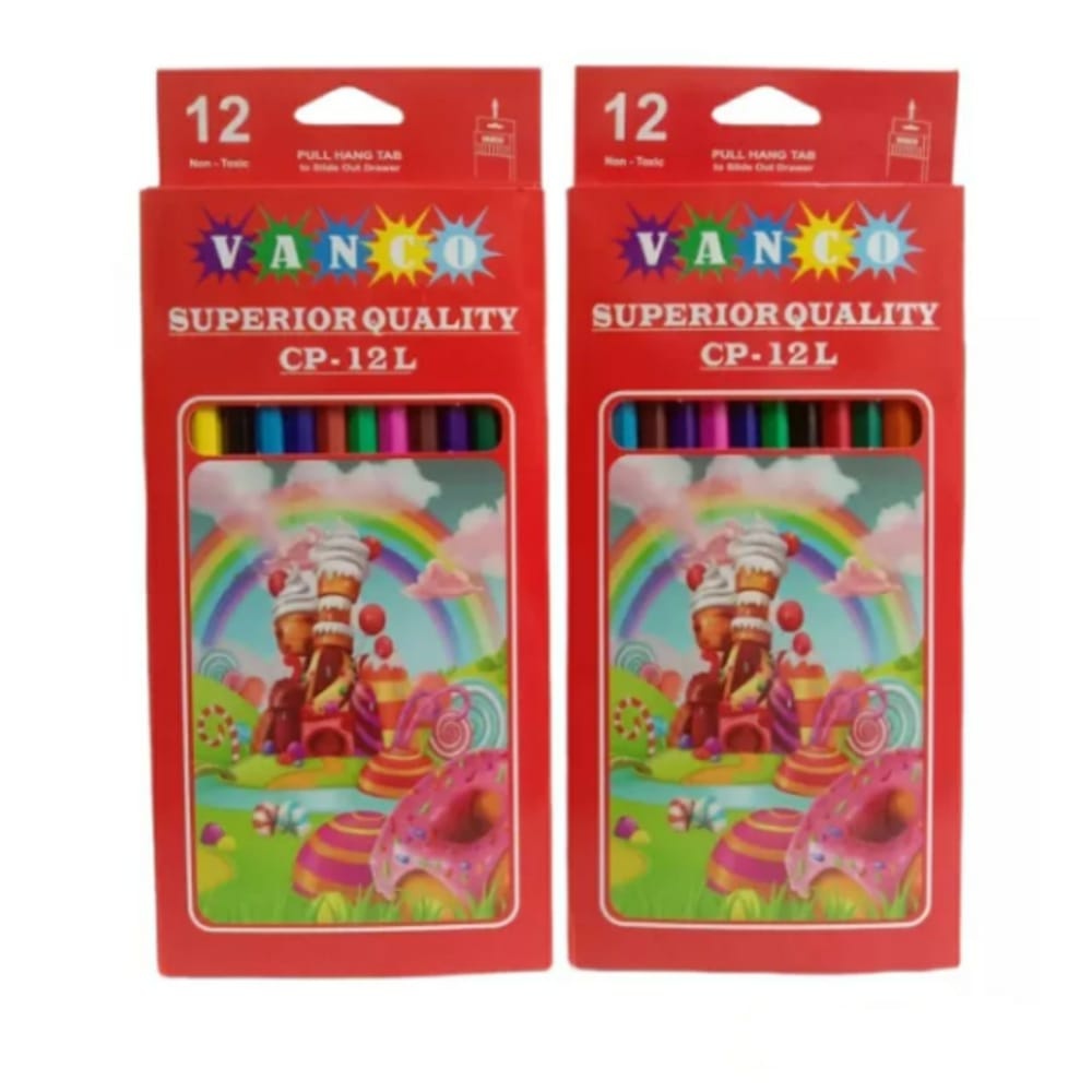 

VANCO PENSIL WARNA PANJANG ISI 12