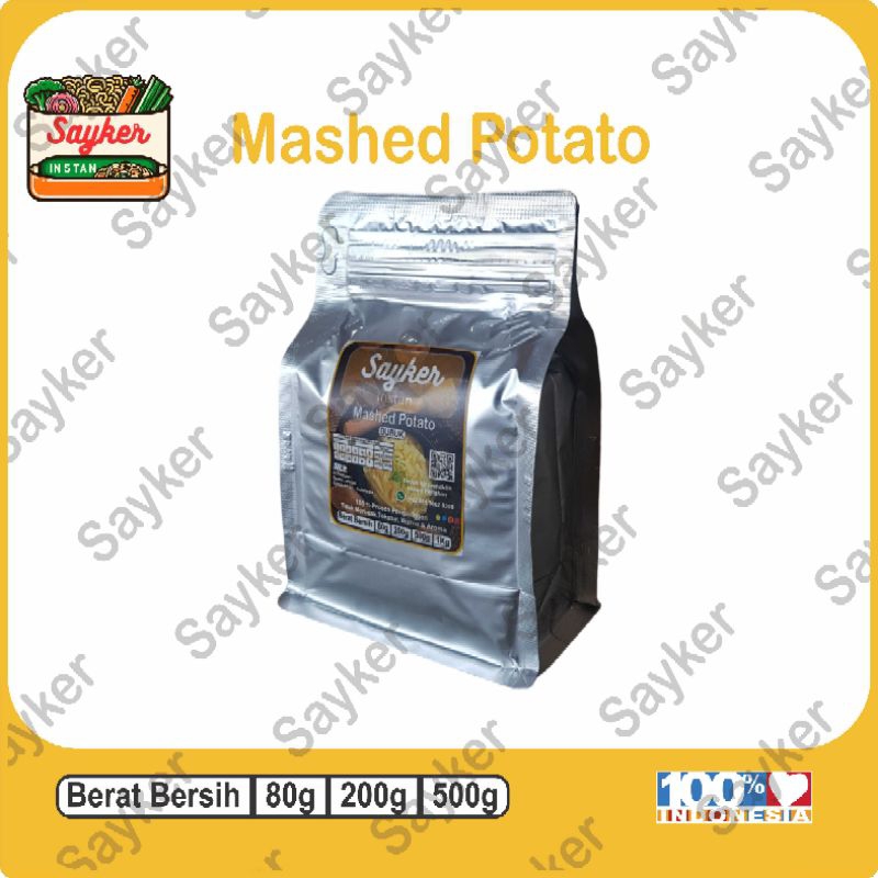 

Mashed Potato mix wortel, All gr, sayker