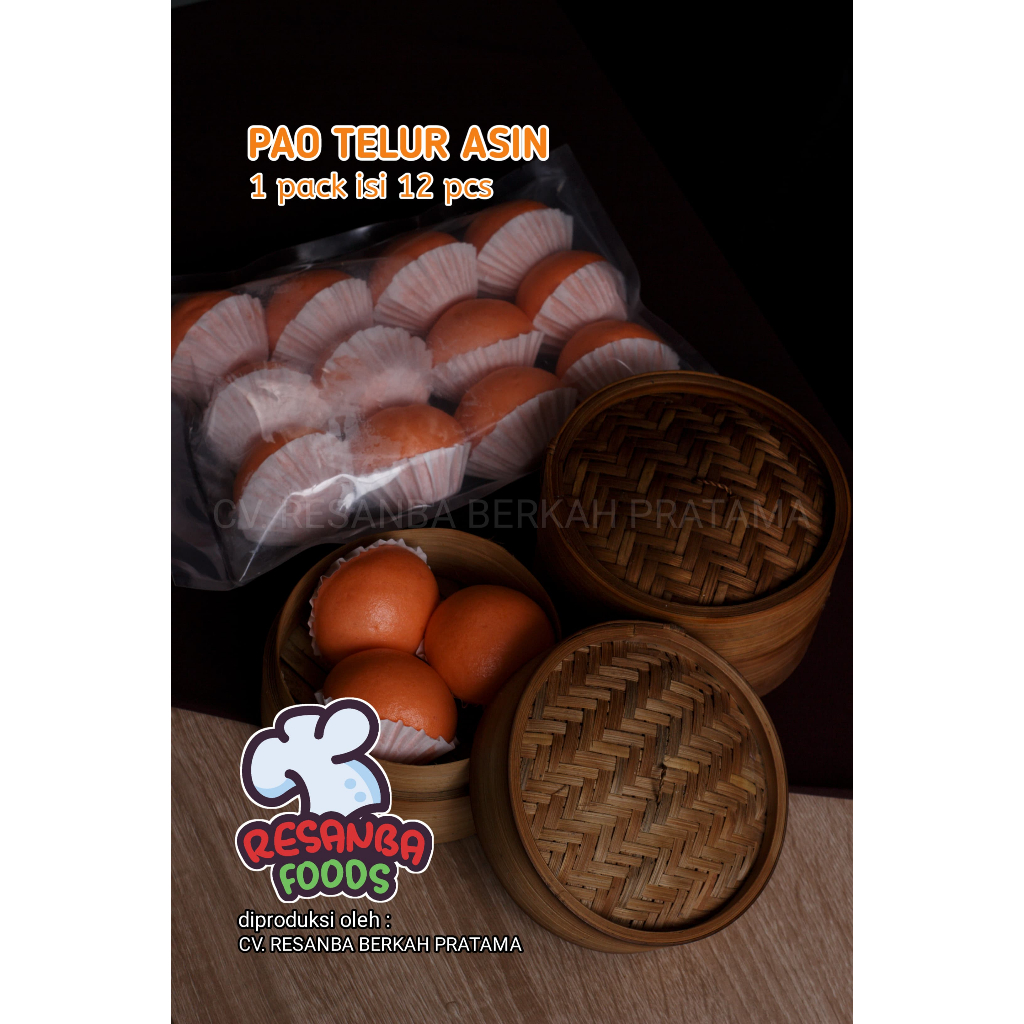 

Pao Telur Asin 1 Pack Isi 12 Pcs