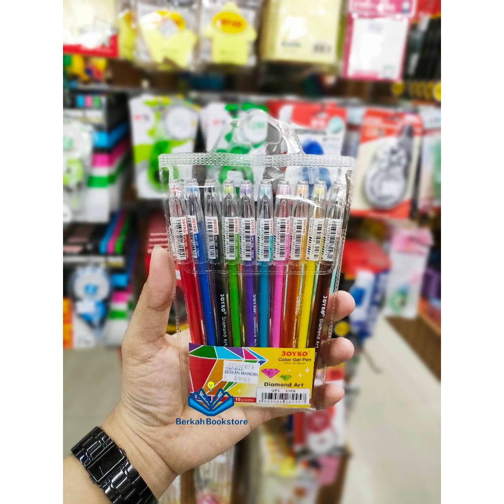 

Color Gel Pen Jokyo 10 Warna GPC 310S (Set)
