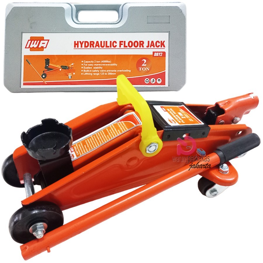 Dongkrak Buaya 2 Ton - Dongkrak Mobil - Hydraulic Jack IWA 2 Ton