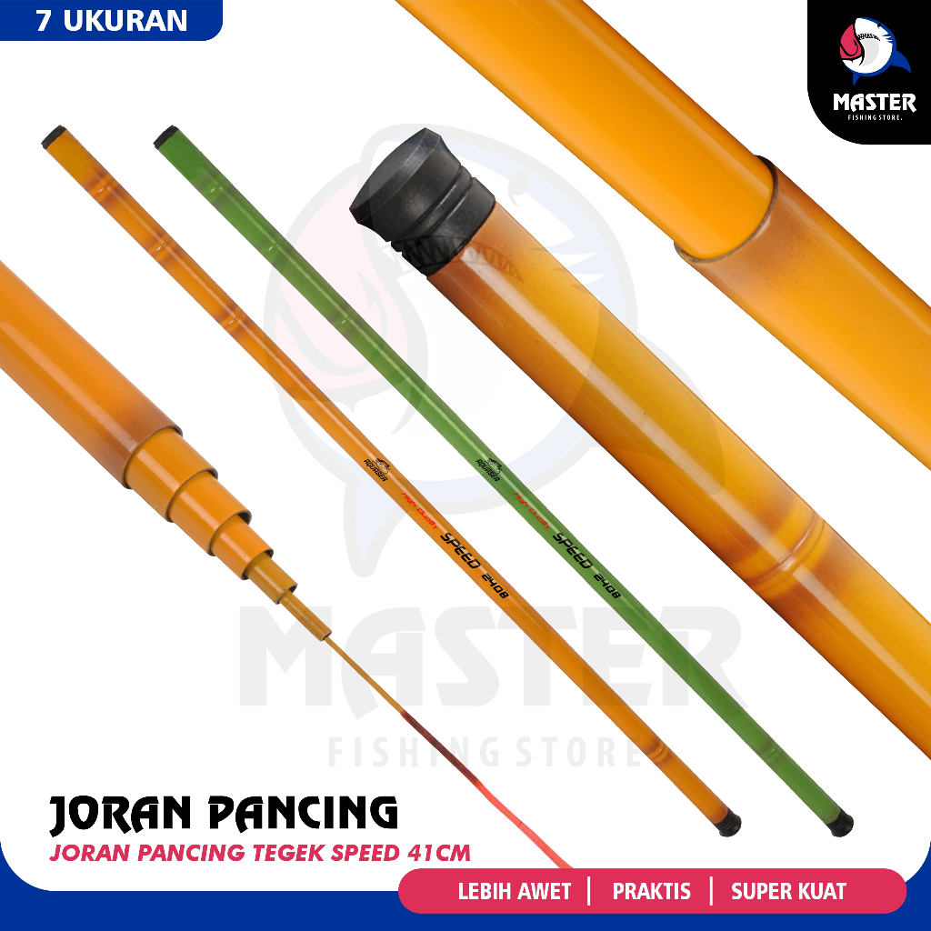 MFS - JORAN TEGEK SPEED JORAN PANCING ANTENA CARBON MEDIUM ACTION UKURAN 1.8M - 4.5M JORAN PANCING T