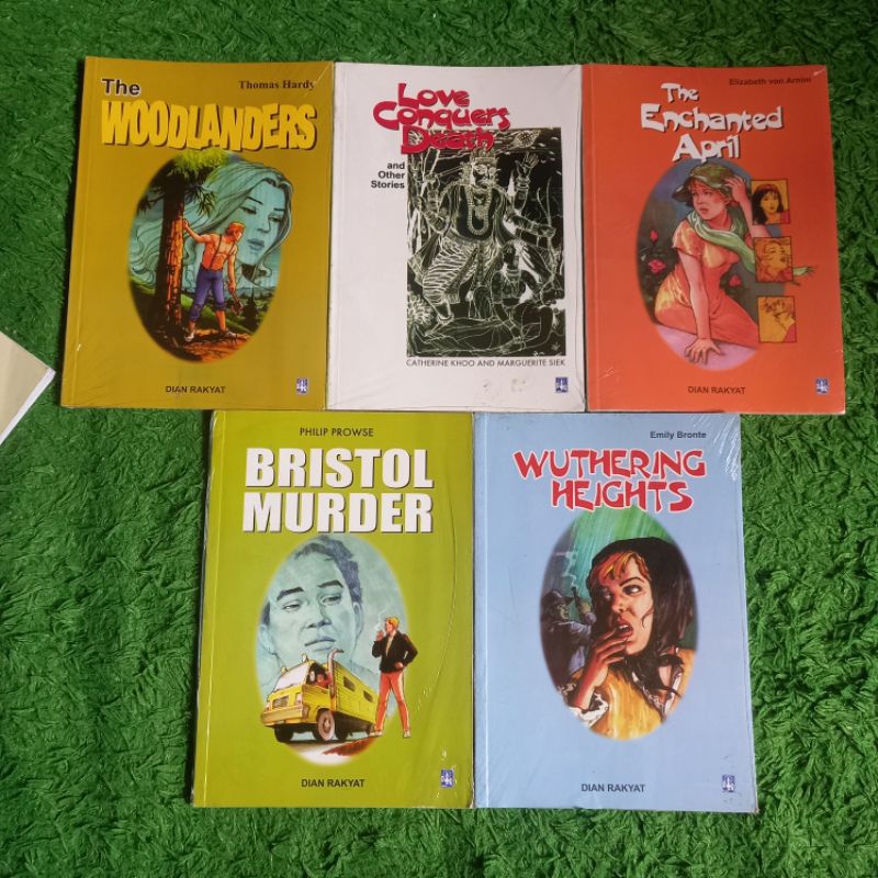 ORIGINAL BUKU CERITA DAN CERPEN BAHASA INGGRIS THE WOODLANDERS LOVE CONQUERS DEATH THE ENCHANTED APR