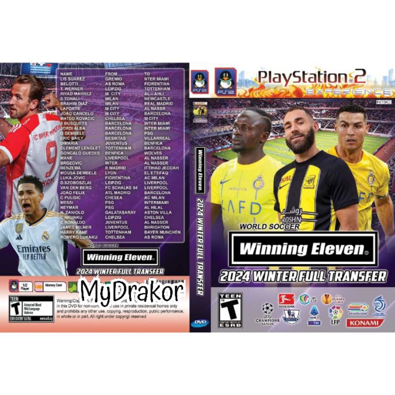 kaset Ps2 World Soccer Winning Eleven Winter Full Update Transfer [ 2024 ]