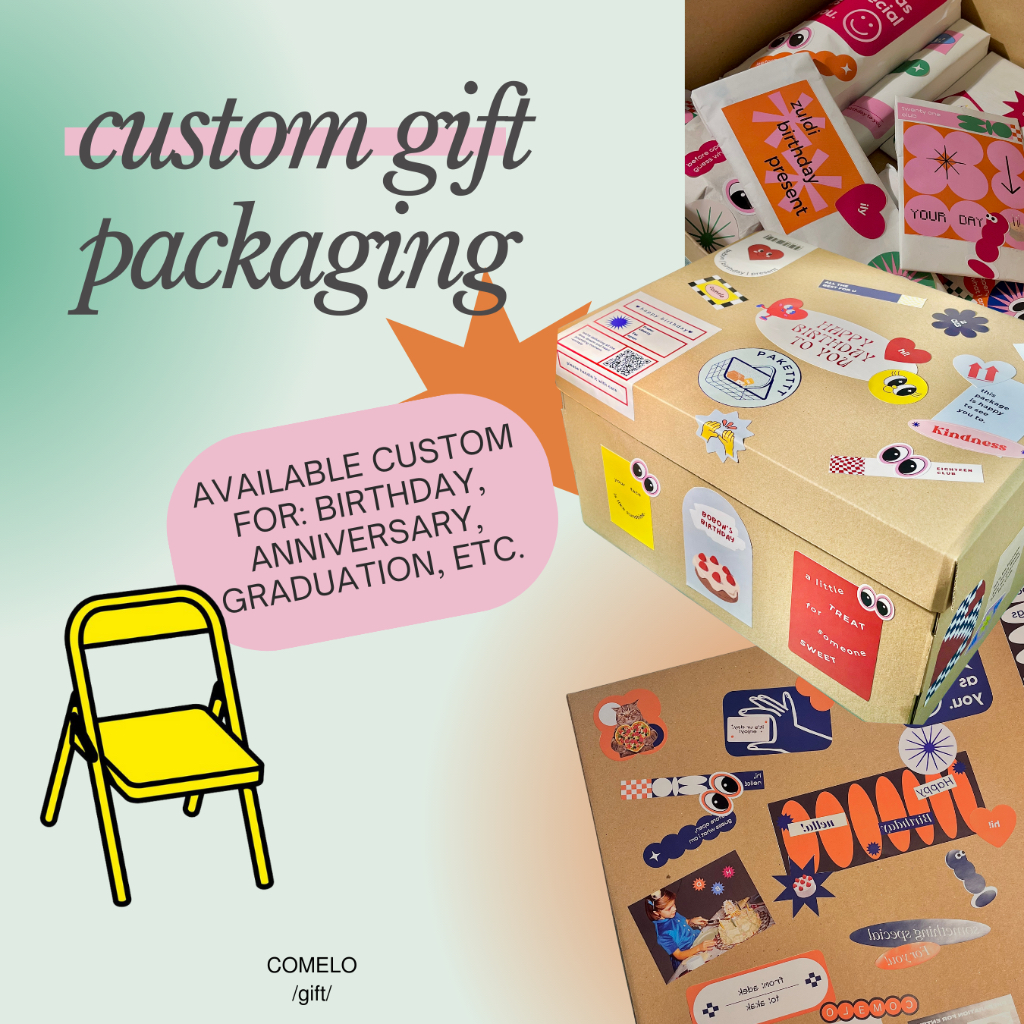 

STIKER SEBANYAK 2 LEMBAR A3+ | Custom Box Kotak Kado Cokelat | Kado Ulang Tahun | Wisuda | Anniversary | Comelo