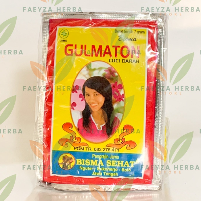 

Jamu Gatal dan Jerawat di kulit isi 10 Sachet Bisma Sehat / Gulmaton