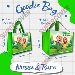

Tas Goodie Bag Gambar Nussa Rara Hijau Muda, Karakter Nussa Rara warna Hijau Muda untuk Acara Ulang Tahun, Tasyakuran, Aqiqah, Khitan dan lainnya