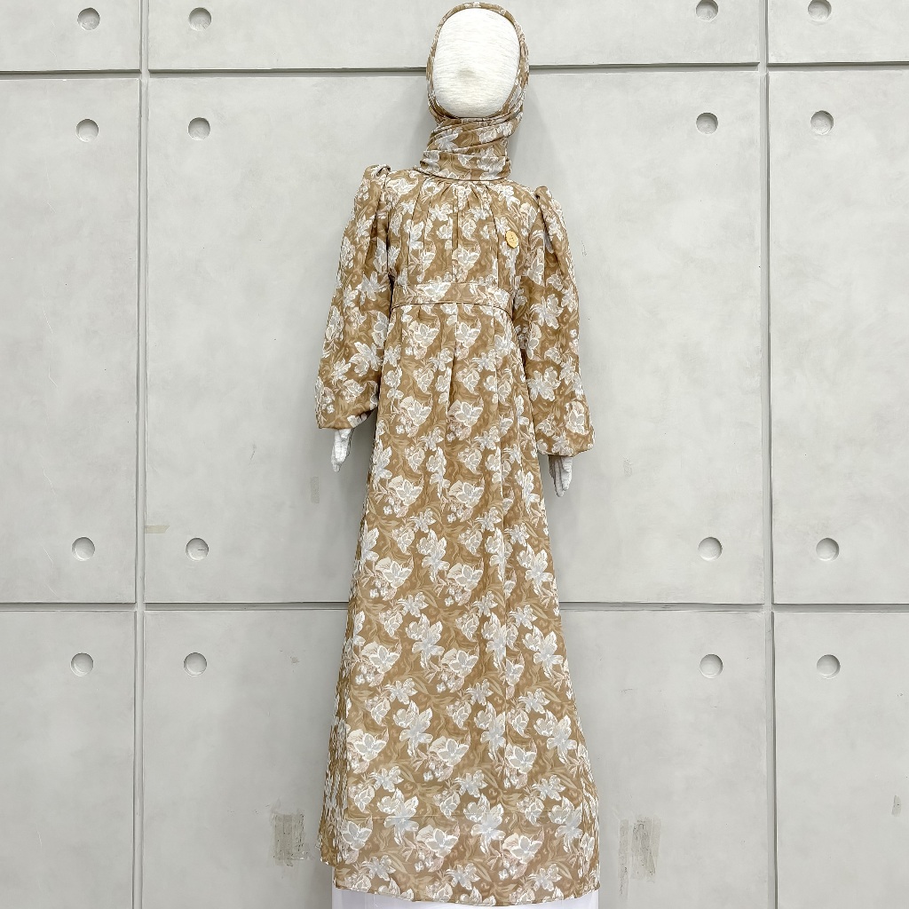 Dera Kids Sonia Set Pashmina Segiempat Bahan Cerut Motif Umur Usia 3 4 5 6 7 8 9 10 11 12 Tahun Dres