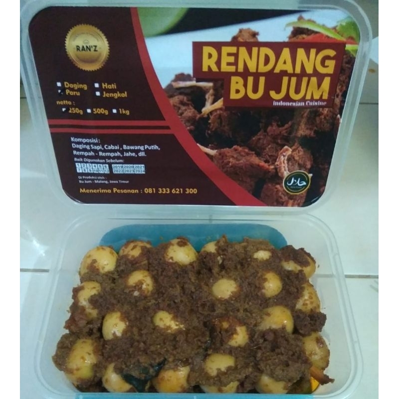 

RENDANG TELUR PUYUH (BU JUM)