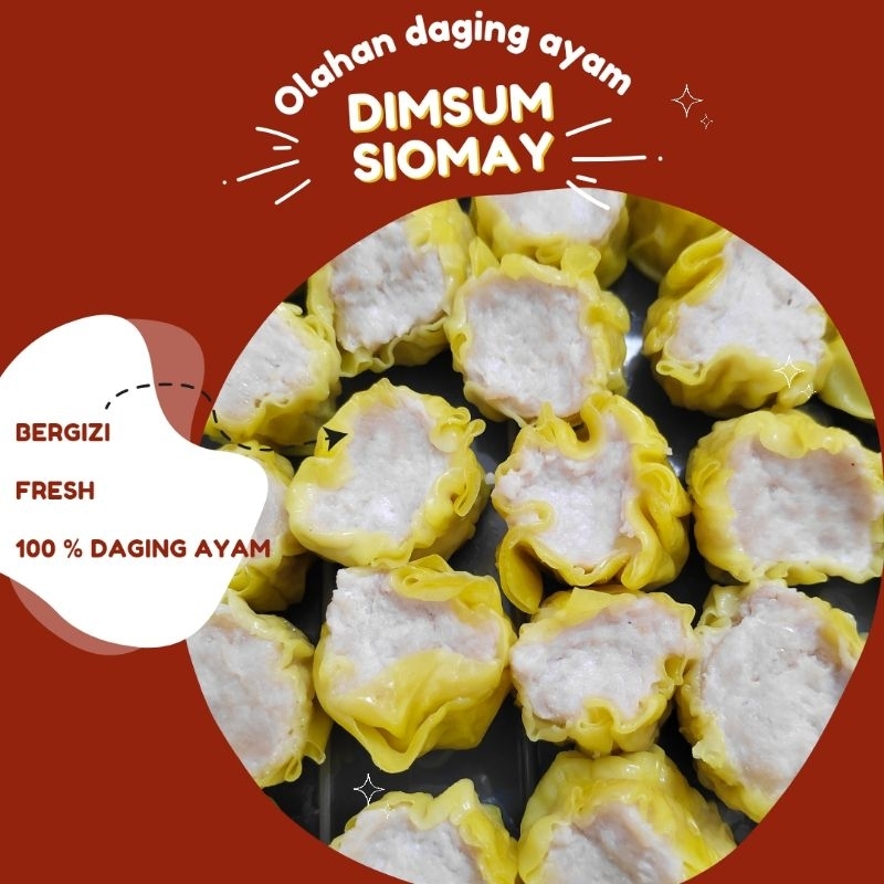 

DIMSUM AYAM SIOMAY ISI 5 BIJI | DIMSUM AYAM MURAH | DIMSUM AYAM SEHAT & BERGIZI | DIMSUM AYAM FRESH