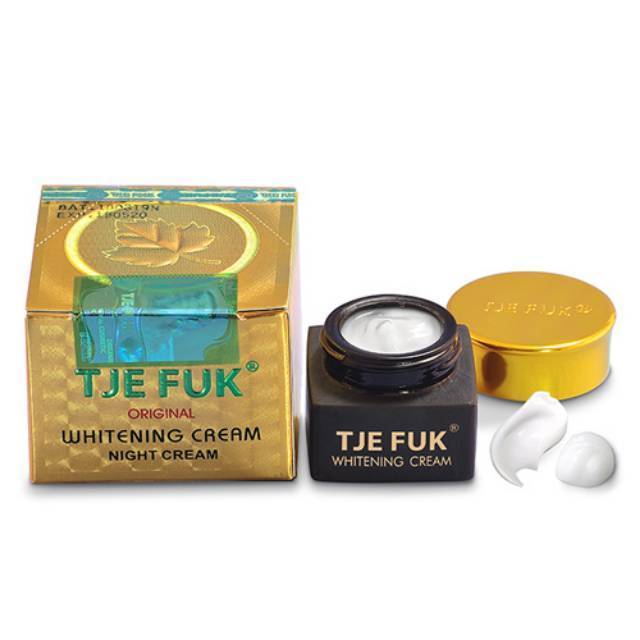 ( Jendela Kosmetik ) Tje Fuk Original Whitening Night Cream & Day Cream & Brightening Transparent So