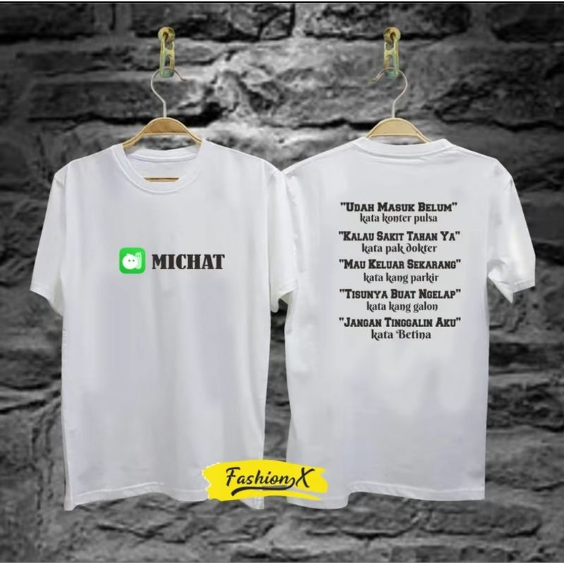 kaos kata kata michat