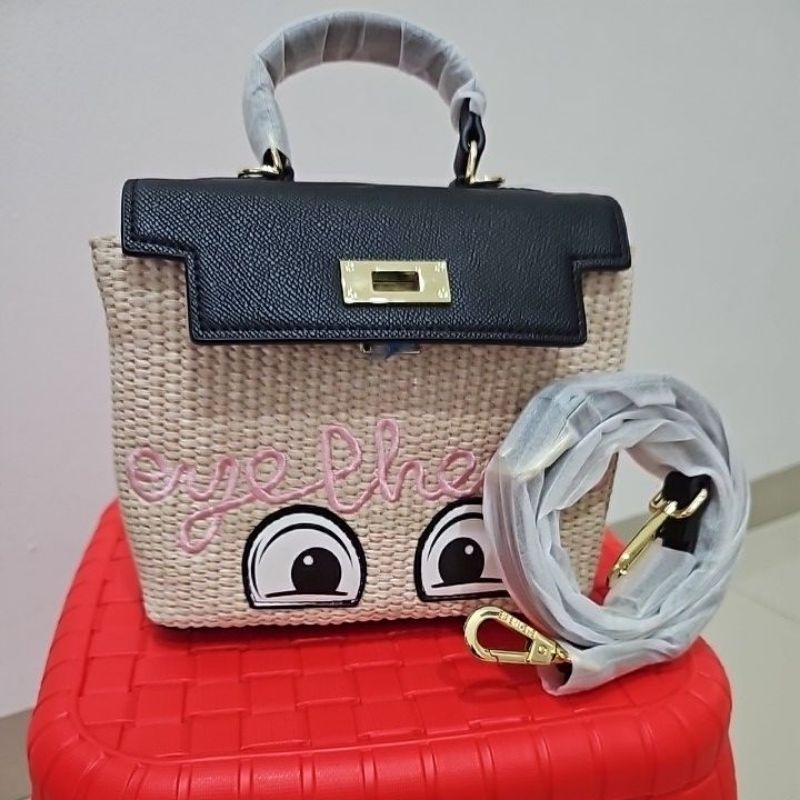 EYE THEME ~ Aveoly Eye Theme Printed Satchel Bag 9454-273