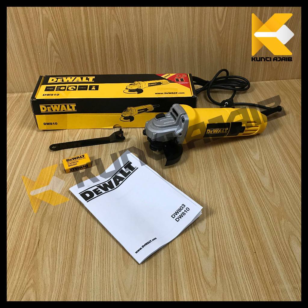 DEWALT DW 810 Mesin Gerinda Tangan 4 Inch - Potong Besi Keramik Kayu