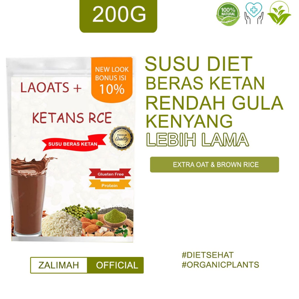 

Beras ketan pelangsing diet penurun berat badan susu diet pengganti makan penurun berat badan oatmilk Laoats