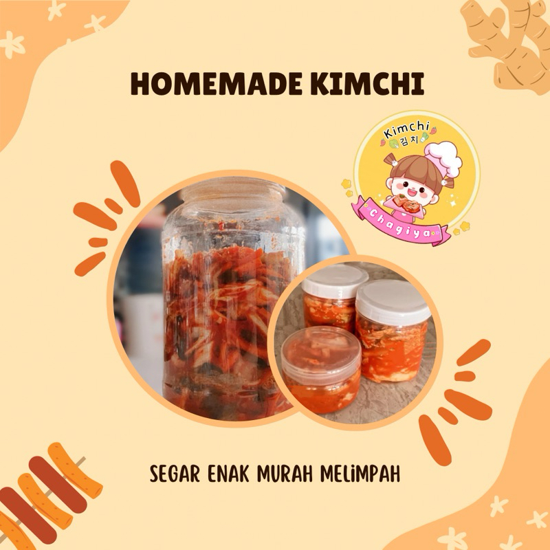 

Kimchi by Chagiya- Kimchi Sawi Putih-Kimchi Bawang Daun-Kimchi Lobak Putih-Kimchi Mentimun-Mixed-Fresh-Kimchi Halal-Bahan Organik- Kimchi Korea Sehat