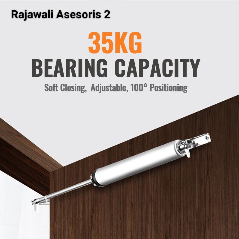 Penutup Pintu Otomatis Hidrolik Engsel Pegas Door Closer Silver