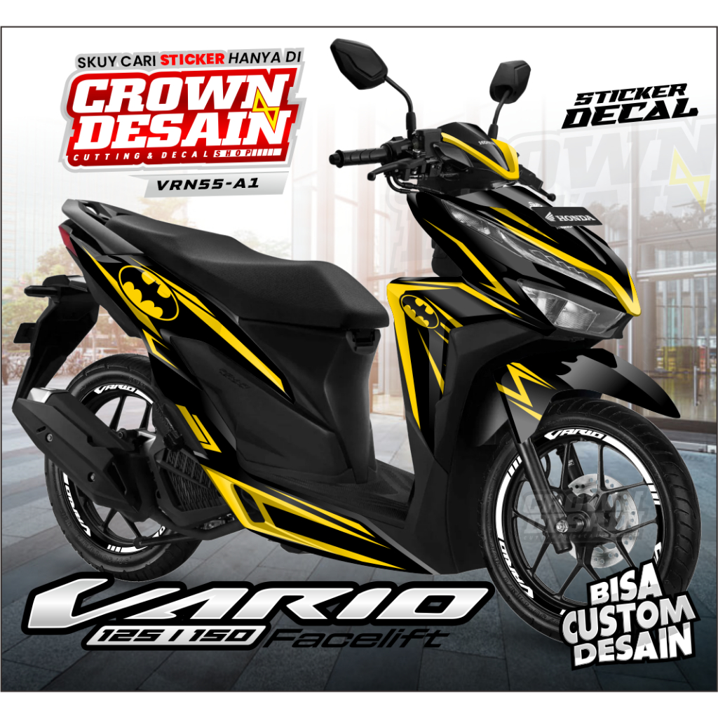 Decal Sticker Honda Vario 125-150 2019 Fullbody - Sticker Vario New 150 - Sticker Decal Motor Vario 