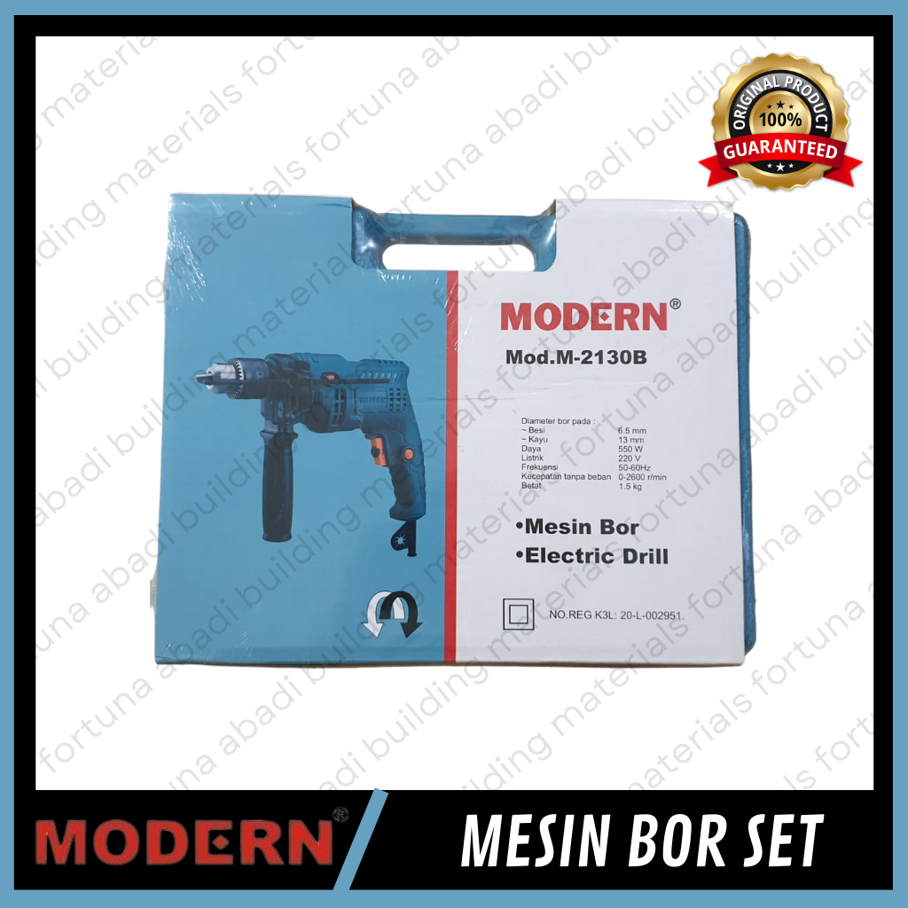 Mesin Bor Elektrik Merk Modern M-2130B Electric Drill