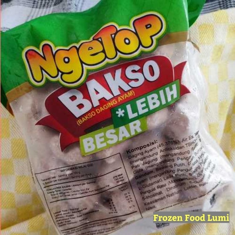 

Ngetop Bakso Ayam Besar 500g isi 50