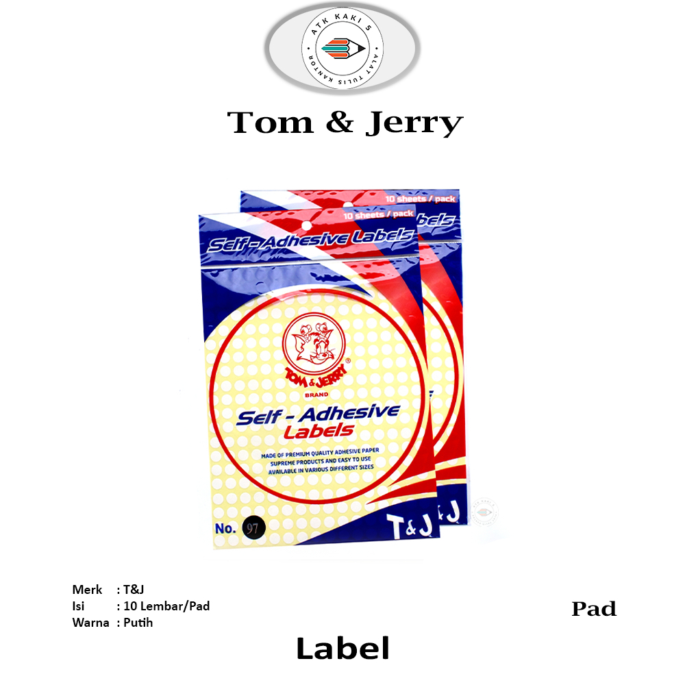 

Tom & Jerry - Label Putih 97-99-100-101-103-104 - 133 - Pad