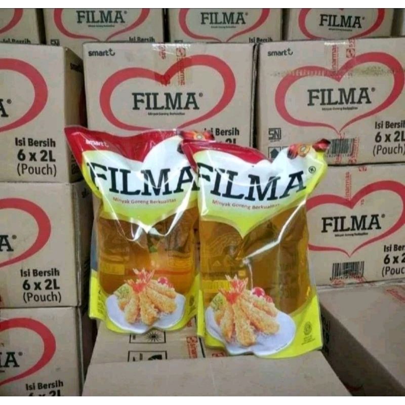 

PROMO!! Minyak Goreng Filma 2liter (1Dus isi 6Pcs)