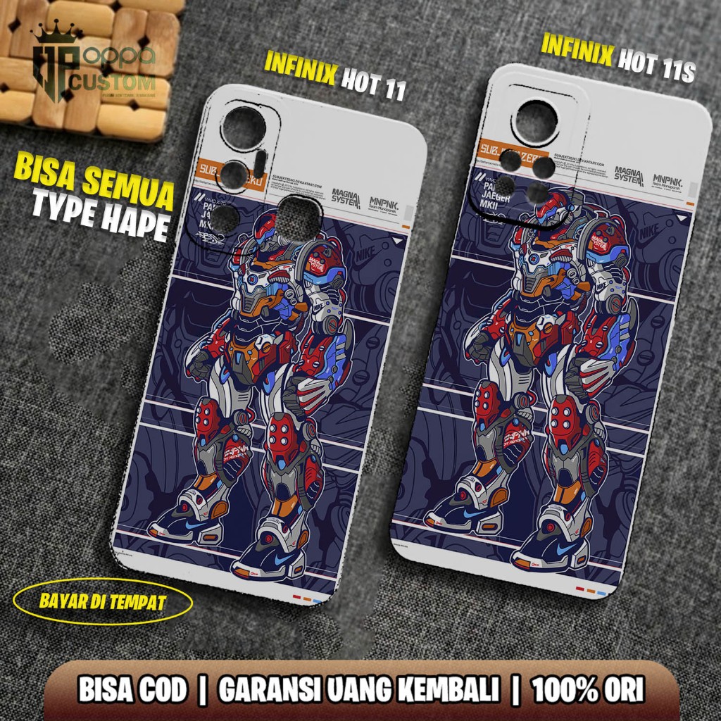 CASE INFINIX HOT 11 11S - CASING HOT 11 11S  - Motif  [ GUNDAM ] Case Hp Infinix hot 11 - Infinix ho