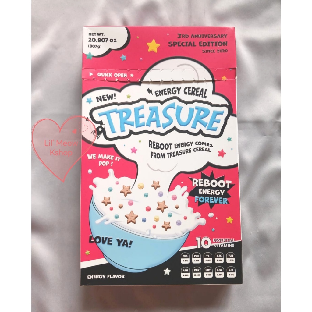 [READY STOCK] TREASURE 2023 DEBUT ANNIVERSARY OFFICIAL CEREAL DECO KIT (Sealed)