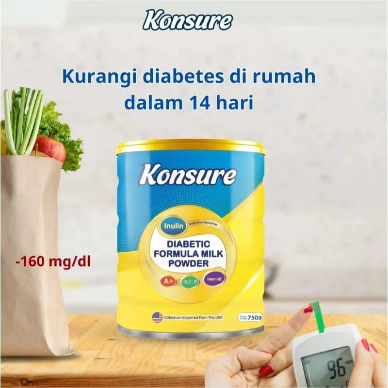 

Susu Konsure USA Import Atasi Penderita Diabetes Dan Kencing Manis Original