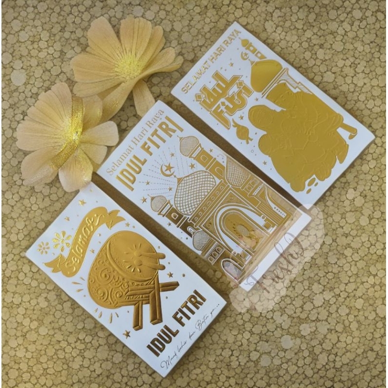 

ANGPAO LEBARAN HOLOGRAM EMAS / AMPLOP IDUL FITRI MOTIF MEWAH