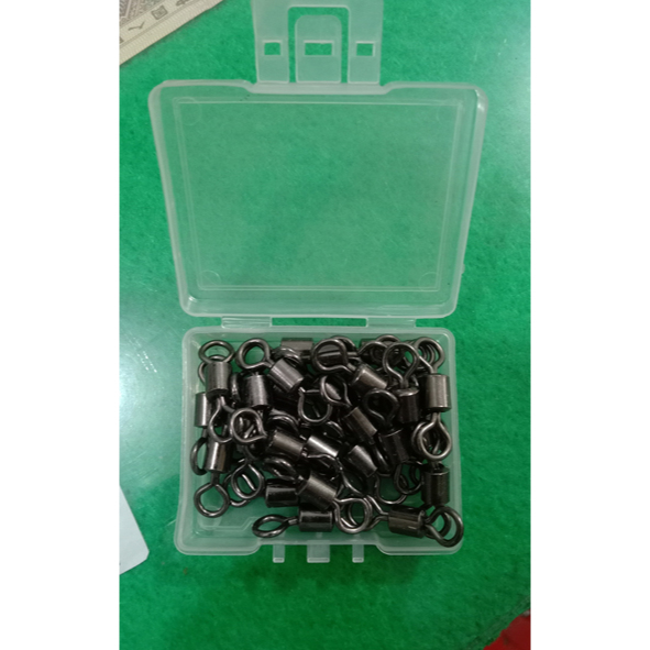 1 Box Kili - kili petak rolling swivel pancing size besar