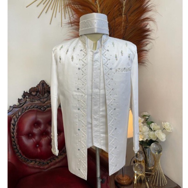 Recomended Basofi pengantin  Beskap pengantin  Beskap pengantin pria  Beskap pengantin putih  Beskap