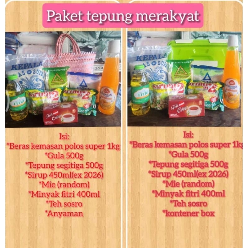 

Paket Tepung Merakyat