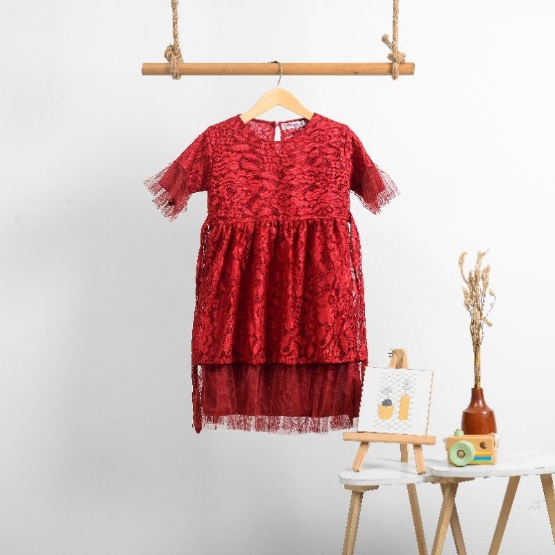 { arda.clo } BAJU BROKAT ANAK VASA / DRESS HARI RAYA ANAK 2 - 9 TAHUN / BAJU GAUN BRUKAT ANAK MEWAH