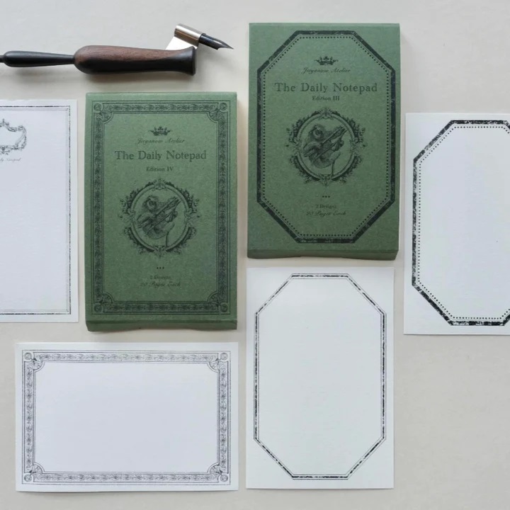 

Jieyanow Atelier The Daily Notepad III & IV (Sample)