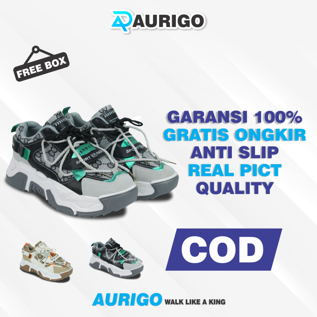 Aurigo sepatu wanita kekinian premium ori import sepatu cewek inport spatu casual trendyng  sepatu k