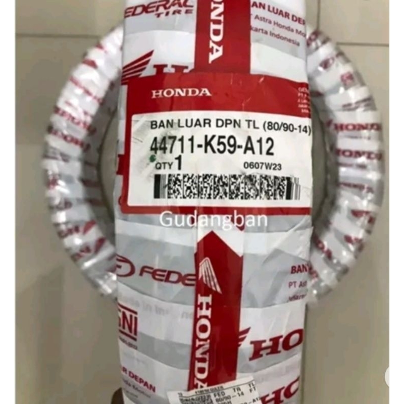 BAN LUAR DEPAN TL 80/90 14   44711-K59-A12