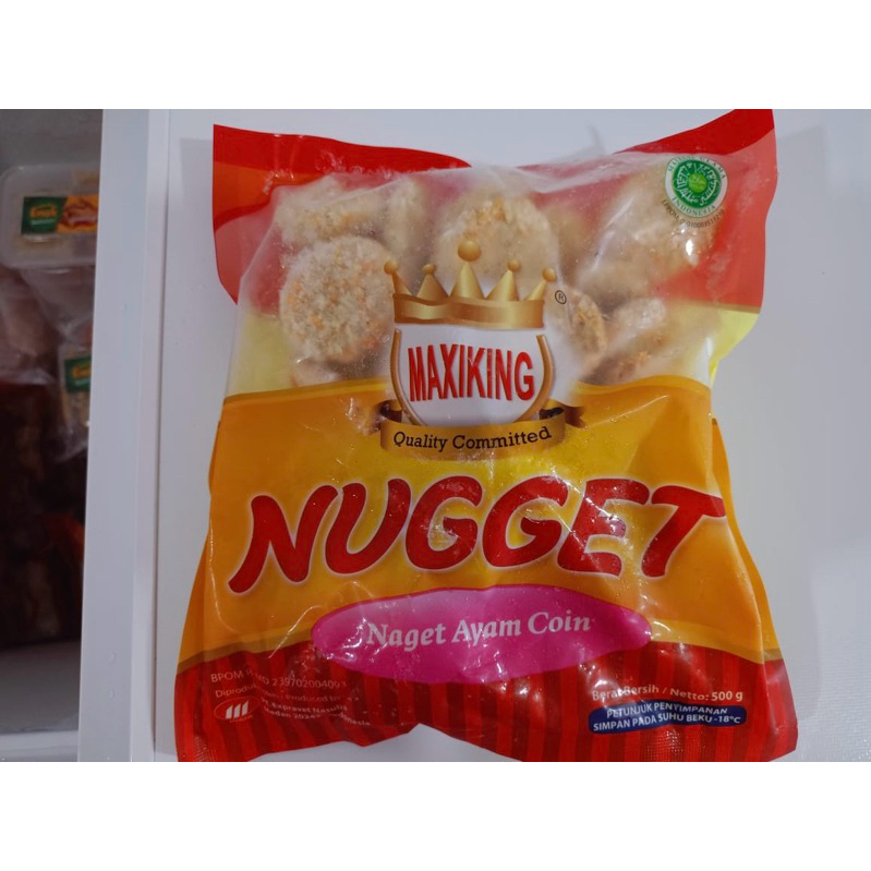 

Nugget ayam coin maxiking 500 gr