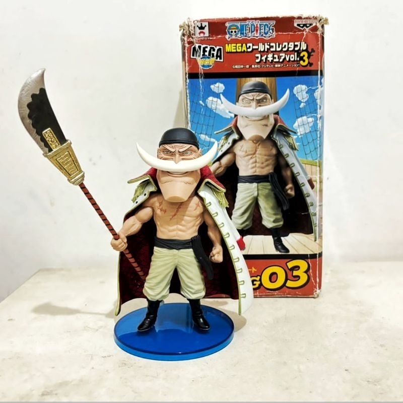 Wcf One Piece Mega Shirohige Whitebeard - Action Figure Anime