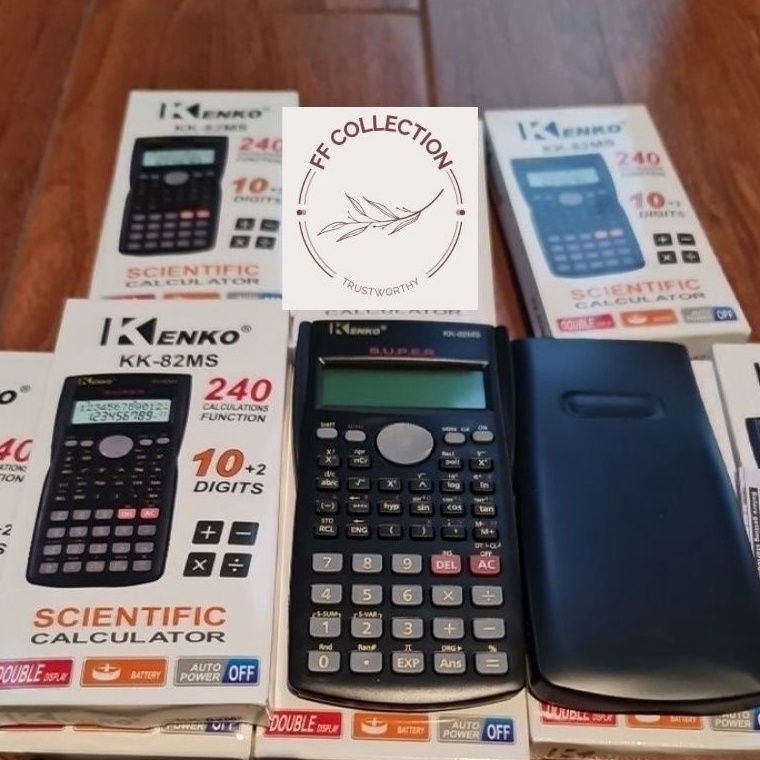 

Ready Kalkulator Sekolah Scientific KENKO 82MS 1 Digit Calculator Ilmiah Ujian Sin Cos Tan V81