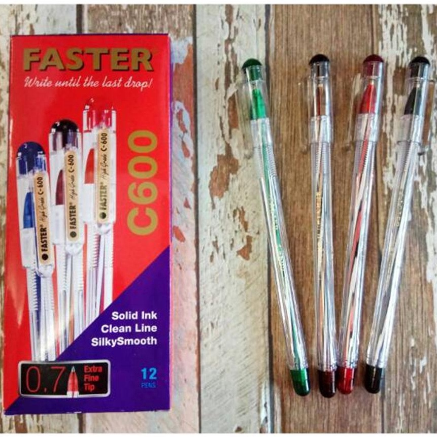 

Terkini D Pulpen Faster C6 12 pcs